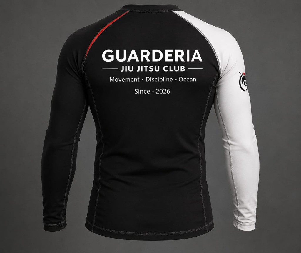Rashguard Guarderia — Preto / Branco